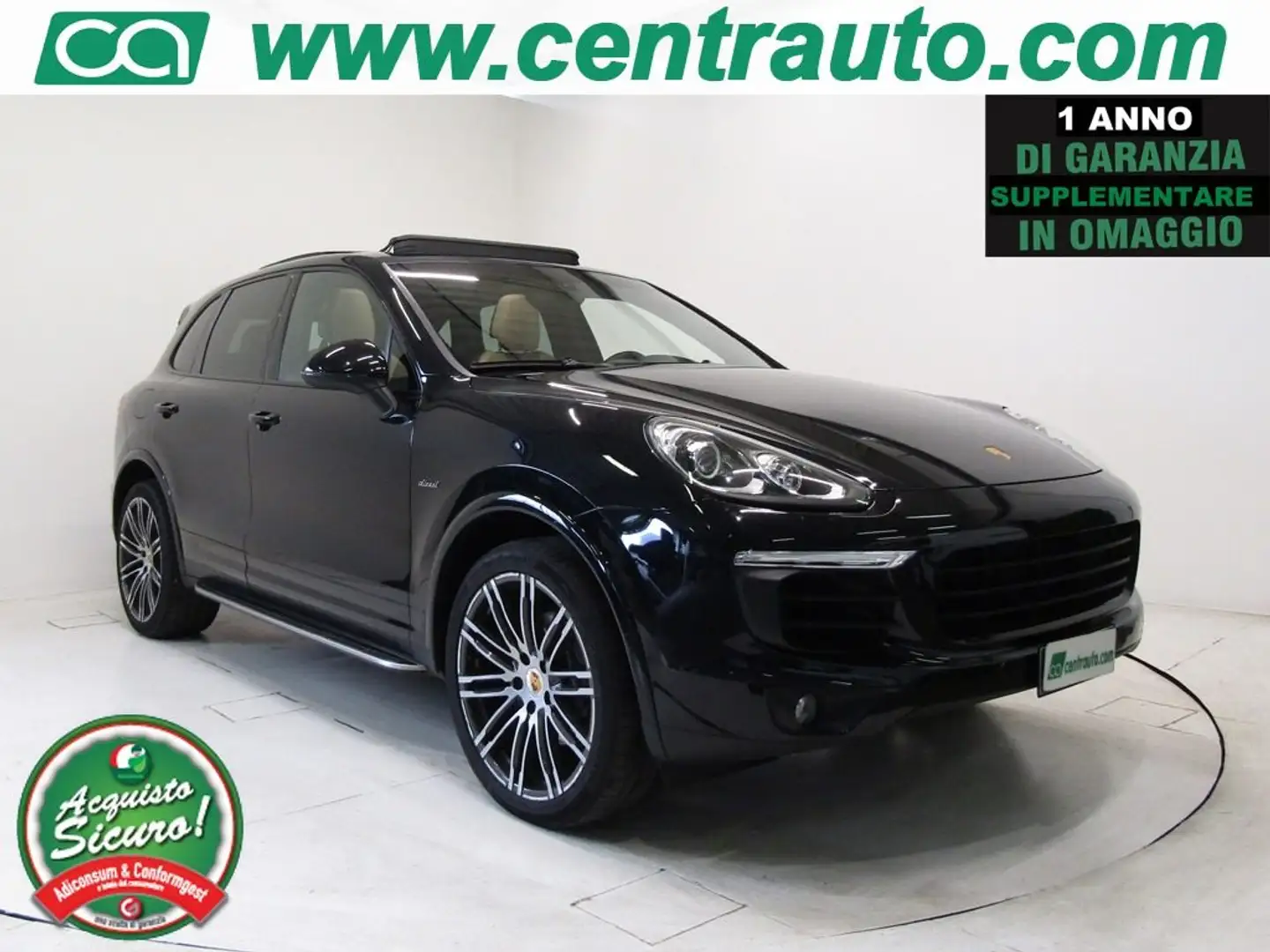 Porsche Cayenne 3.0 Diesel Aut. Platinum Edition *TETTO APRIBILE* Czarny - 1