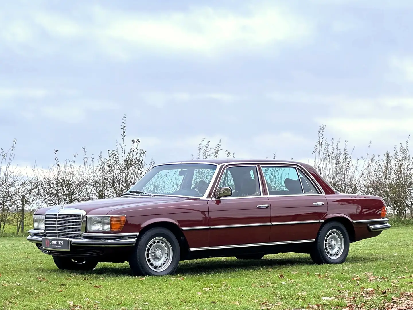 Mercedes-Benz S 450 SEL - W116 - 76.000 km !! Rood - 1