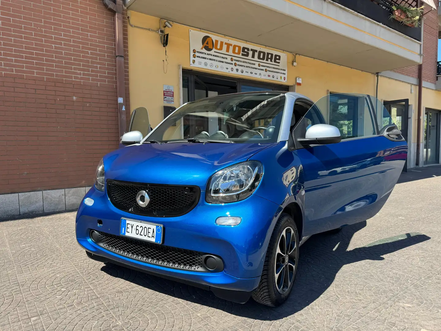 smart forTwo Fortwo III 2015 1.0 Passion 71cv twinami UFFICIALE Albastru - 1
