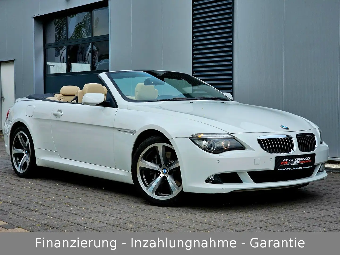 BMW 650 i Cabrio + Headup + Leder + Facelift + TOP!!! Weiß - 1
