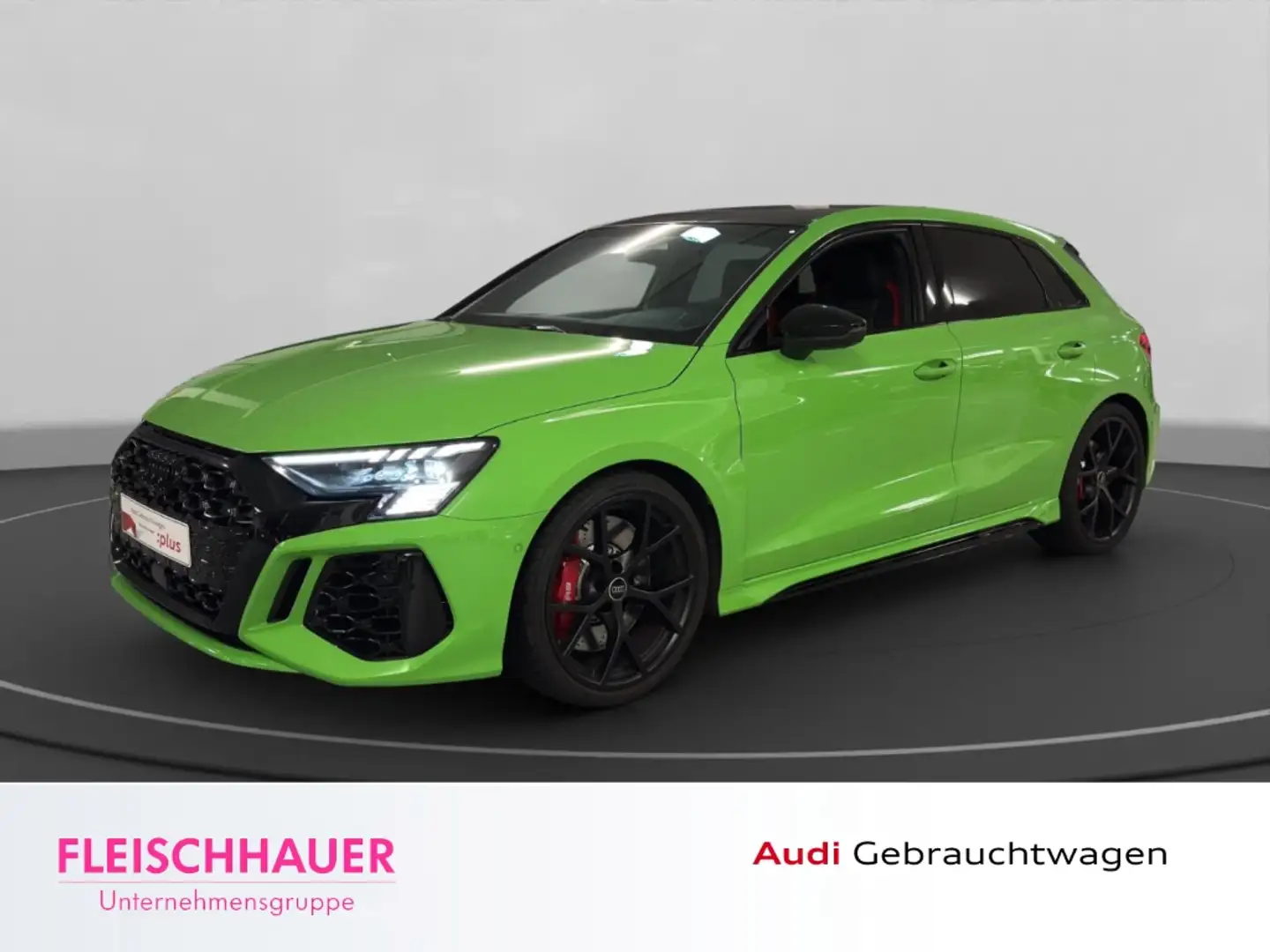 Audi RS3 Sportback 2.5 TFSI qu. Matrix+Pano+280+Navi+B&O Grün - 1