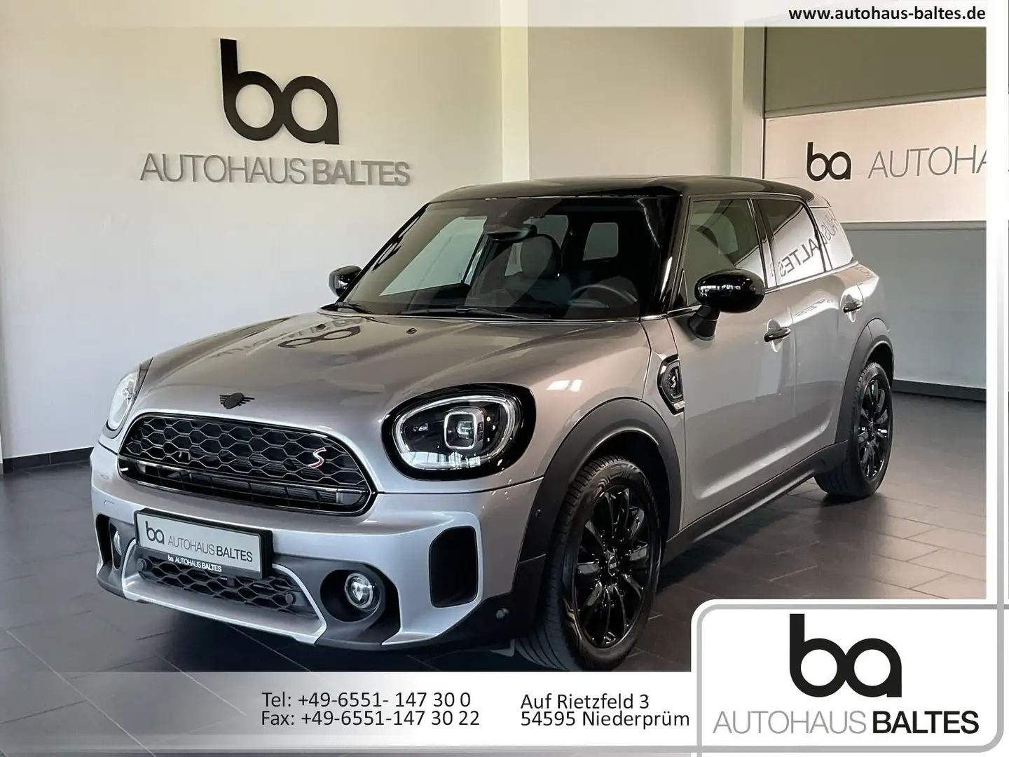 MINI Cooper S Countryman Cooper S Countryman Trim 18"/Pano/Park/ACC/AHK Plateado - 1