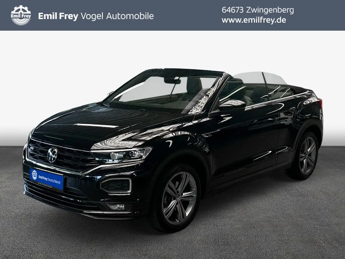 Volkswagen T-Roc Cabriolet 1.5 TSI ACT OPF DSG R-Line Schwarz - 1