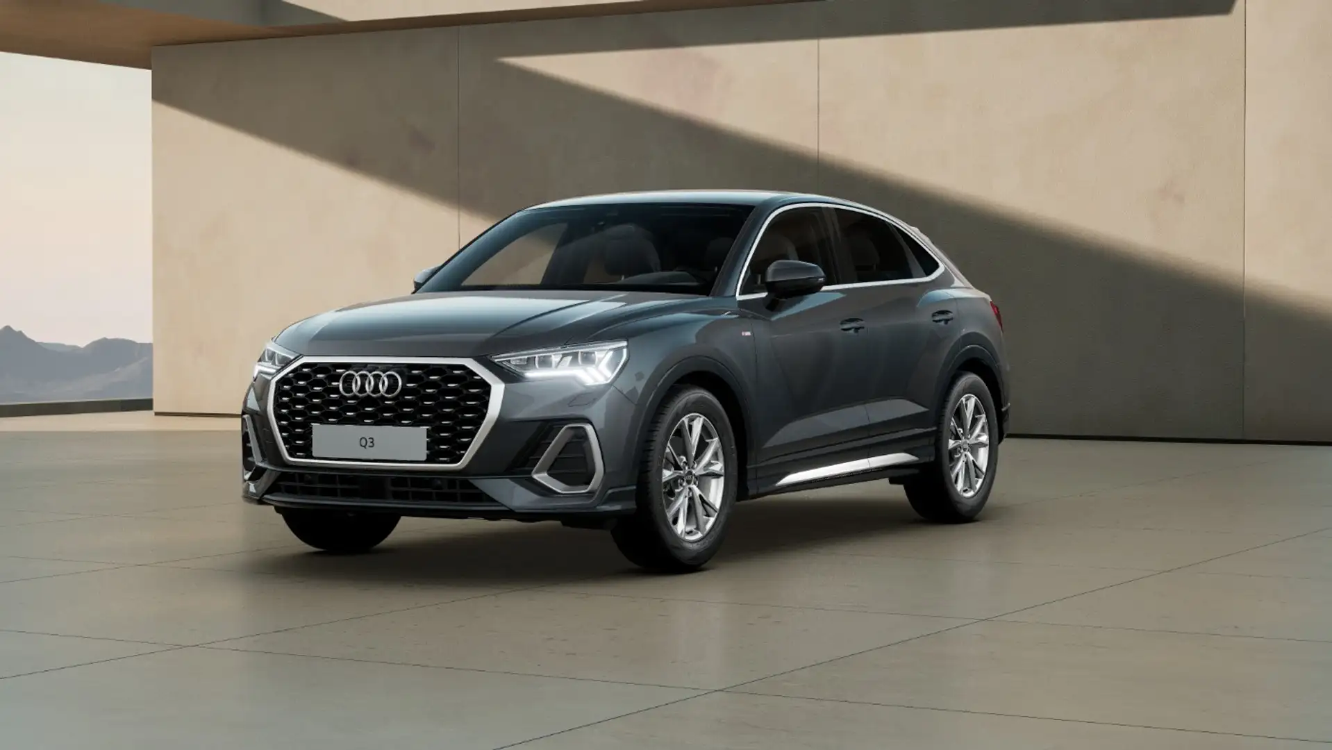 Audi Q3 Sportback 35 TFSI S line S tro. MATRIX AHK virt. C Grau - 2