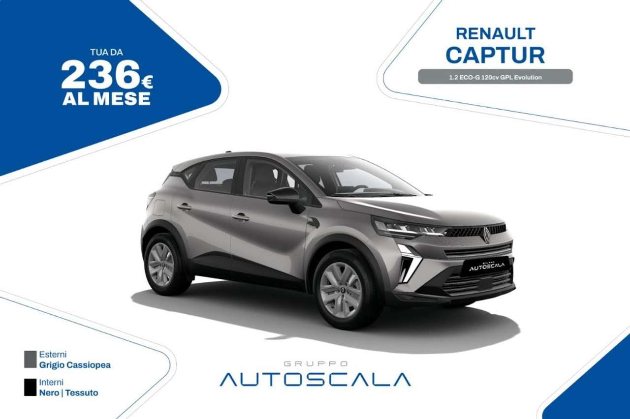 Renault Captur 1.2 ECO-G 120cv GPL Evolution