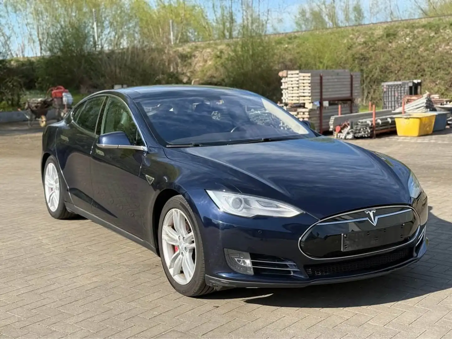 Tesla Model S MODEL S P85 FREE Supercharging 2014 Blue - 1