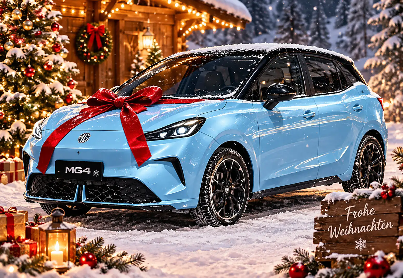 MG MG4 EV Urban 54 kWh Design Edition Blau - 1