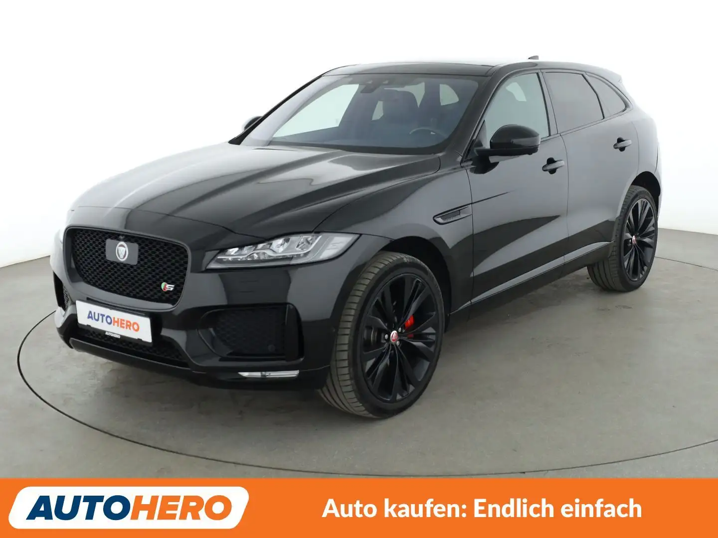 Jaguar F-Pace 30d AWD Aut.*NAVI*HEAD-UP*TEMPO*CAM*SHZ*MERIDIAN* Schwarz - 1
