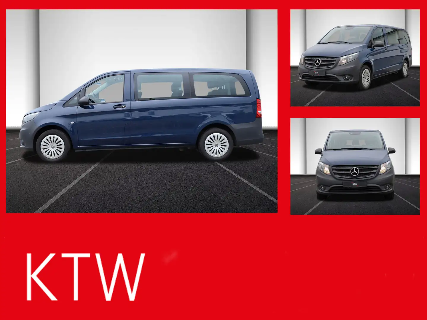 Mercedes-Benz Vito 114 TourerPro,lang,Automatik,8Sitze,Kamera Bleu - 1