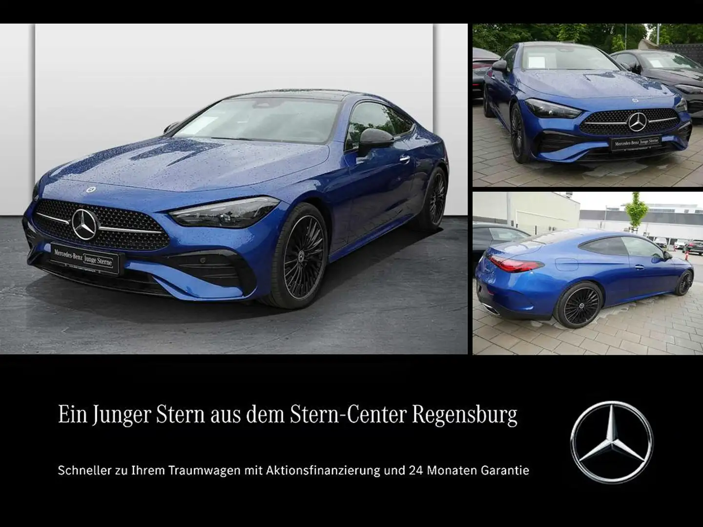 Mercedes-Benz CLE 450 4M Coupé AMG PREMIUM+PANO+DIST+SITZKLIMA Blauw - 1