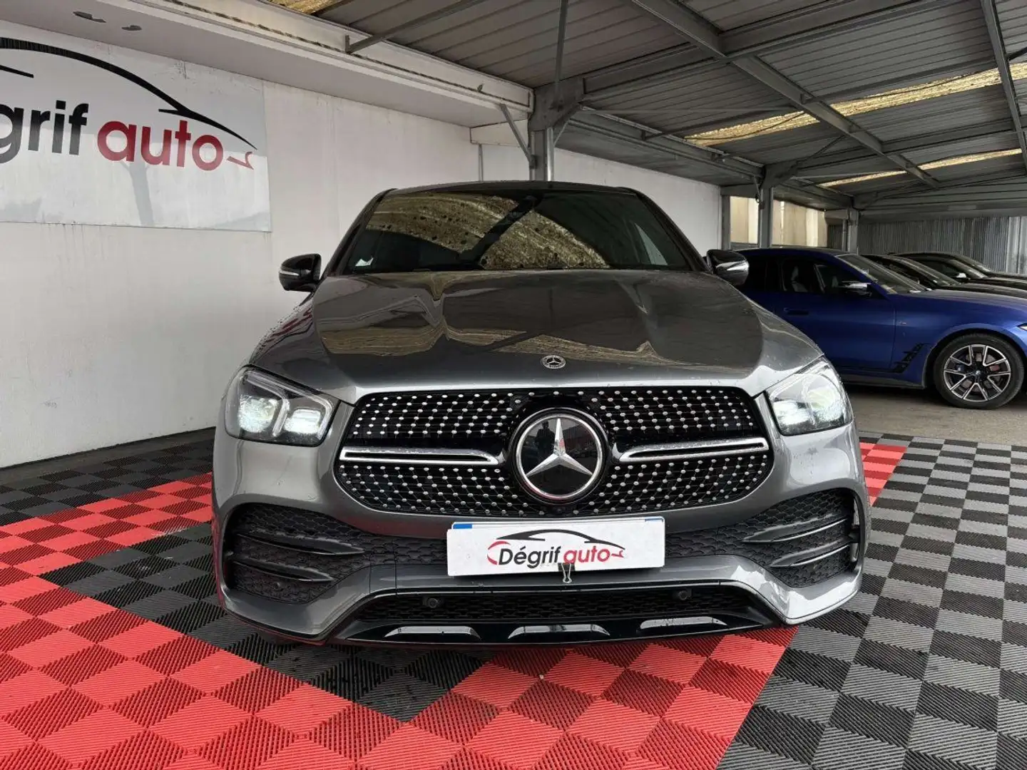 Mercedes-Benz GLE 350 COUPE 350 de 9G-Tronic 4Matic AMG Line Gris - 2