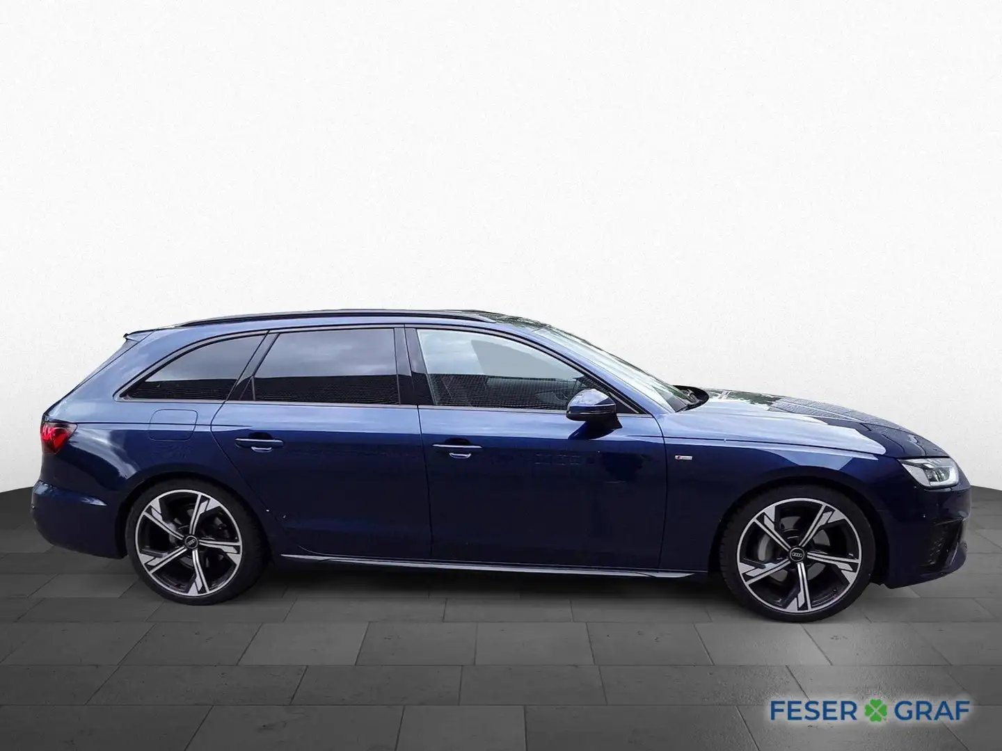 Audi A4 Avant 40 TDI qu S tr. S line Competition-Pano-S Si Blauw - 2