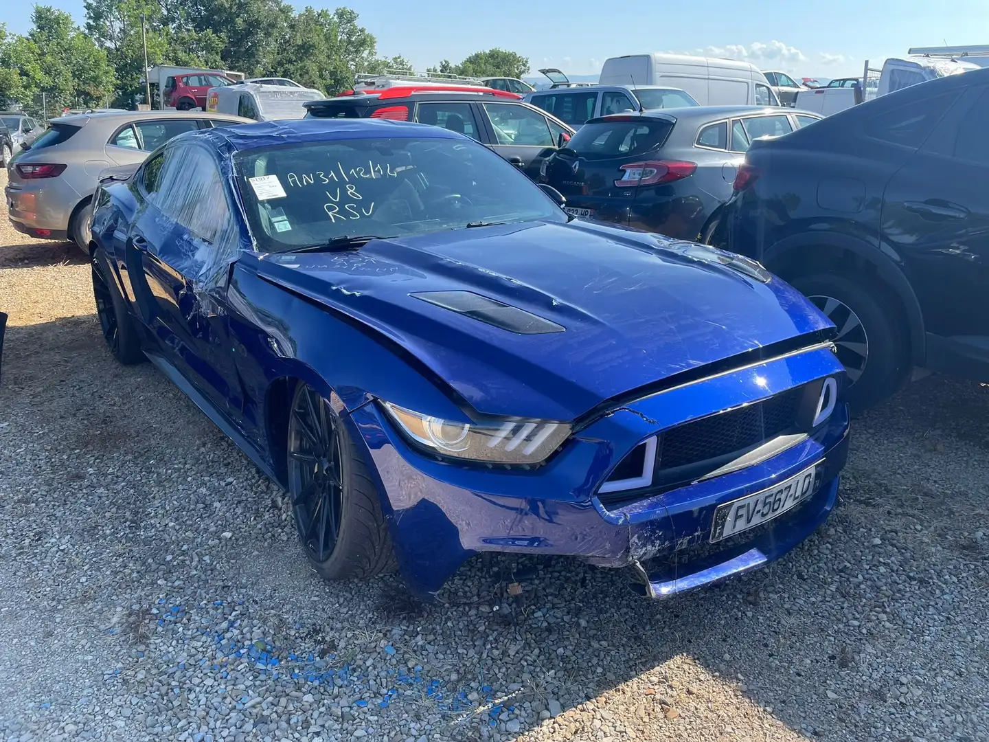 Ford Mustang Mustang GT 5.0 V8 422 / FV567 Bleu - 1