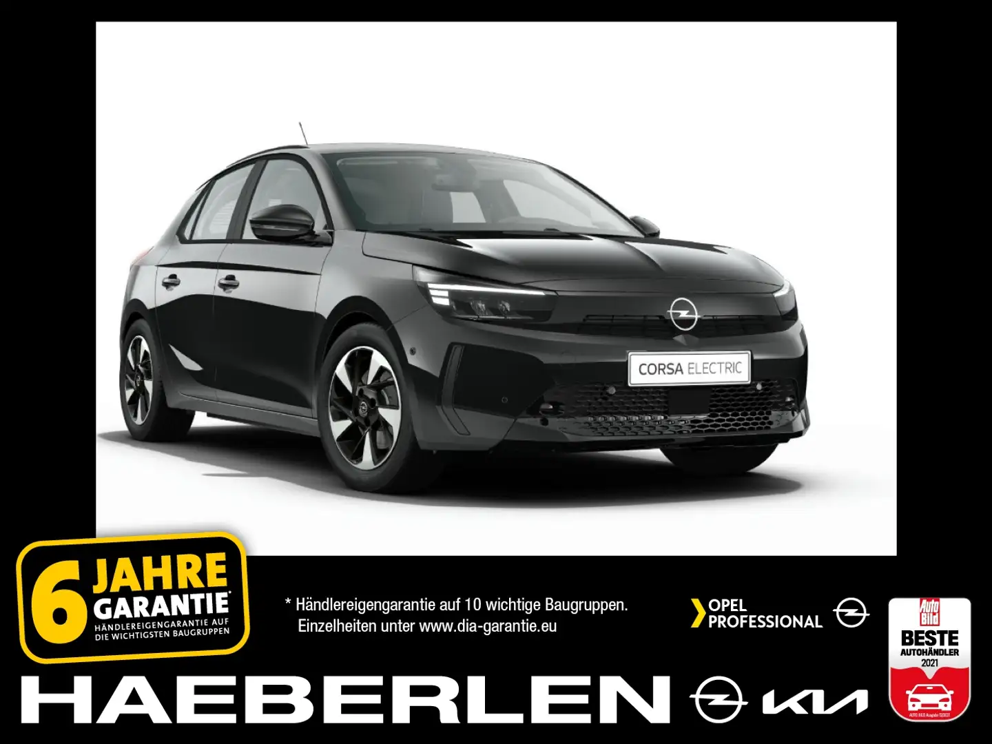 Opel Corsa Electric FACELIFT*PDC*Klima*LED*SHZ* Noir - 1