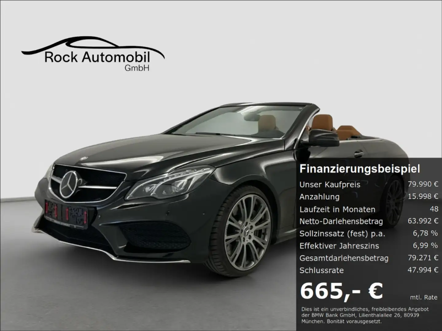 Mercedes-Benz E 500 Cabrio AMG Brabus *Prominenter Vorbesitz* Nero - 1