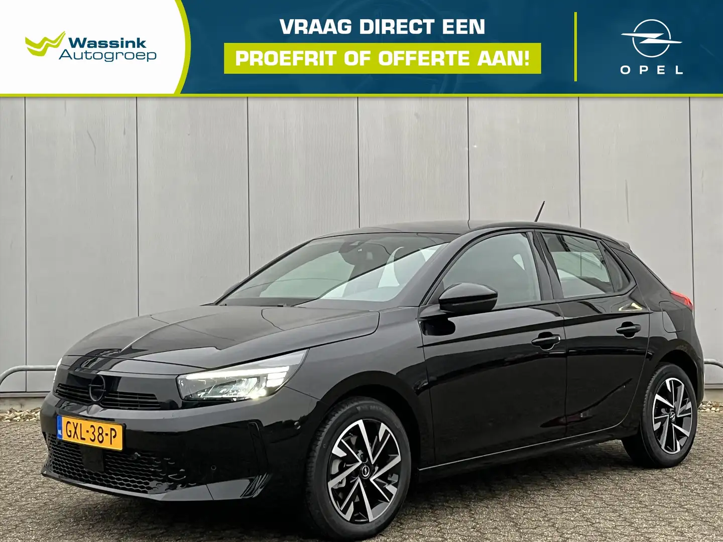 Opel Corsa 100pk GS Line | Navigatie via app | Parkeercamera Zwart - 1