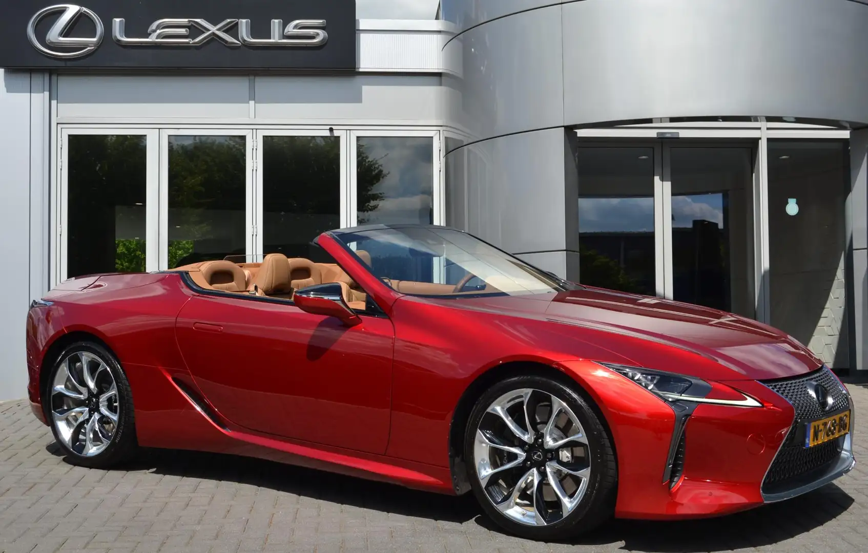 Lexus LC 500 Convertible CARBON MARK LEVINSON STOELVENTILATIE H Piros - 1