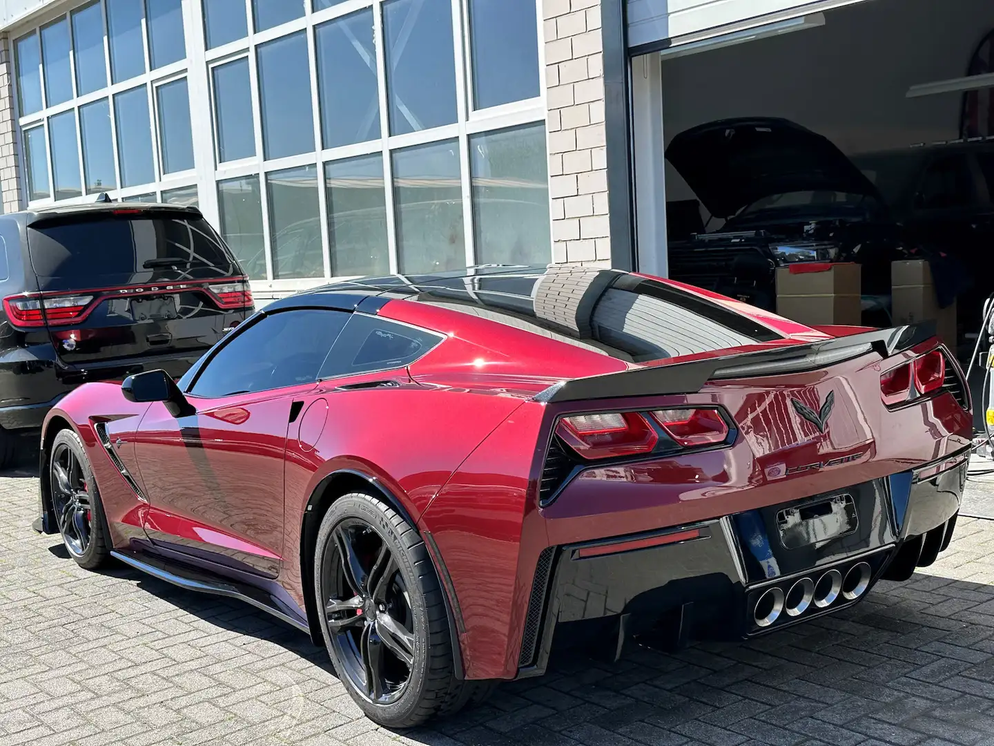 Corvette C7 Stingray 3LT HUD Nappaleder Vollaustattung Rot - 2