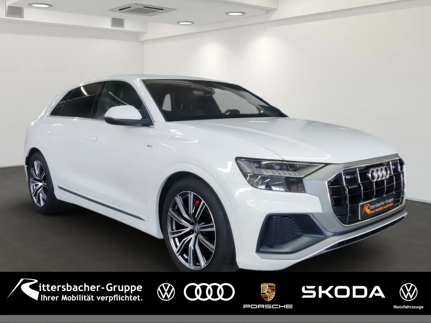 Audi Q8 3.0 TDI 2x S-Line Matrix LED virtual cockpit Weiß - 1