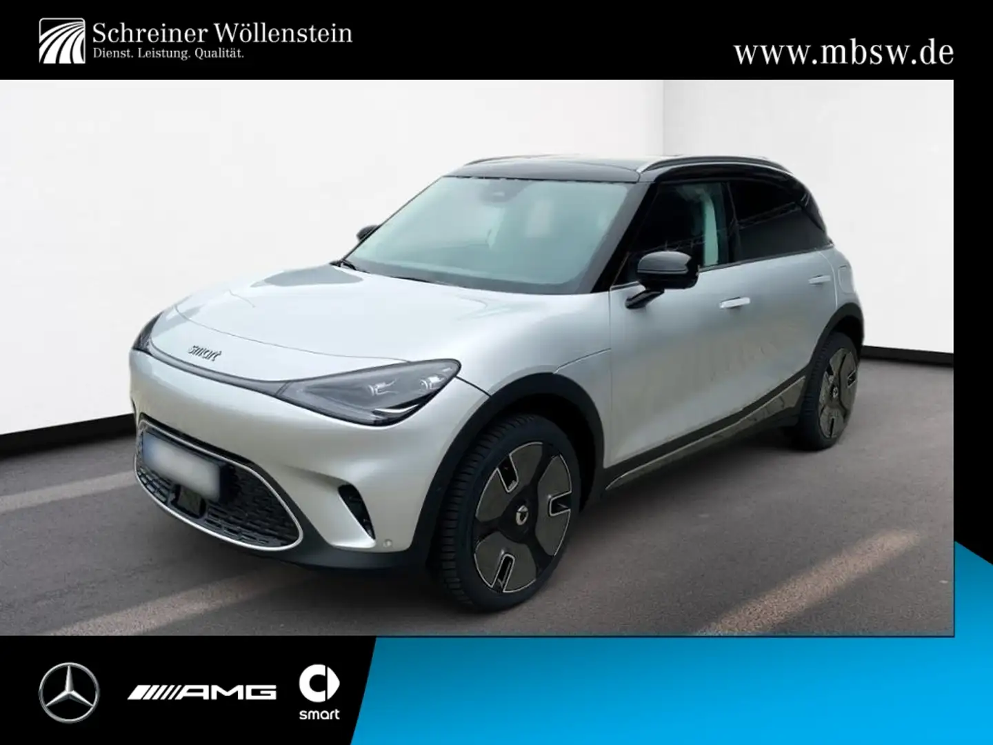 smart #1 Premium 360°*Pano*Wärmep.*Matrix*Distr*SHZ Argento - 1