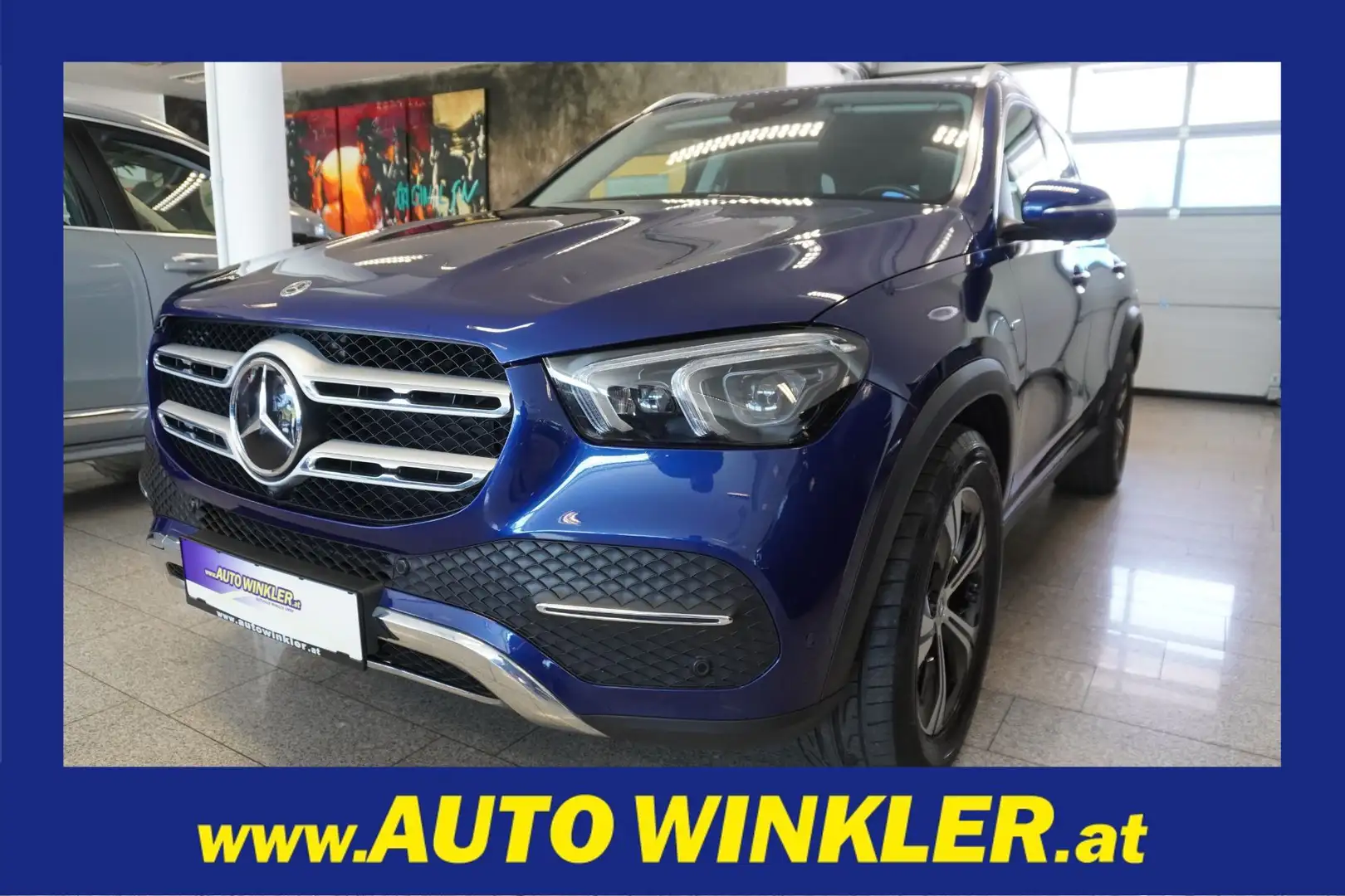 Mercedes-Benz GLE 350 GLE-Klasse GLE 350 de 4Matic Virtual/Leder/Navi/L Blau - 1