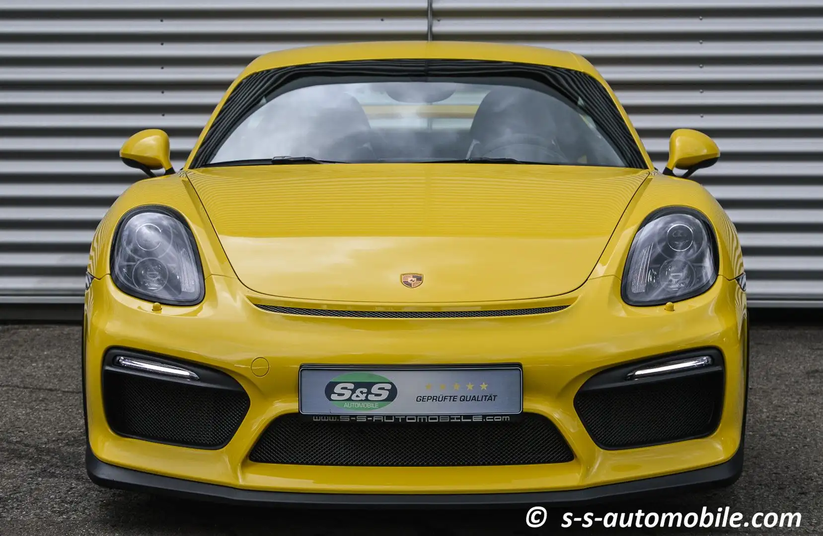 Porsche Cayman GT4 PCCB PDLS Vollschalen Navi Carbon 1Hd Žlutá - 2