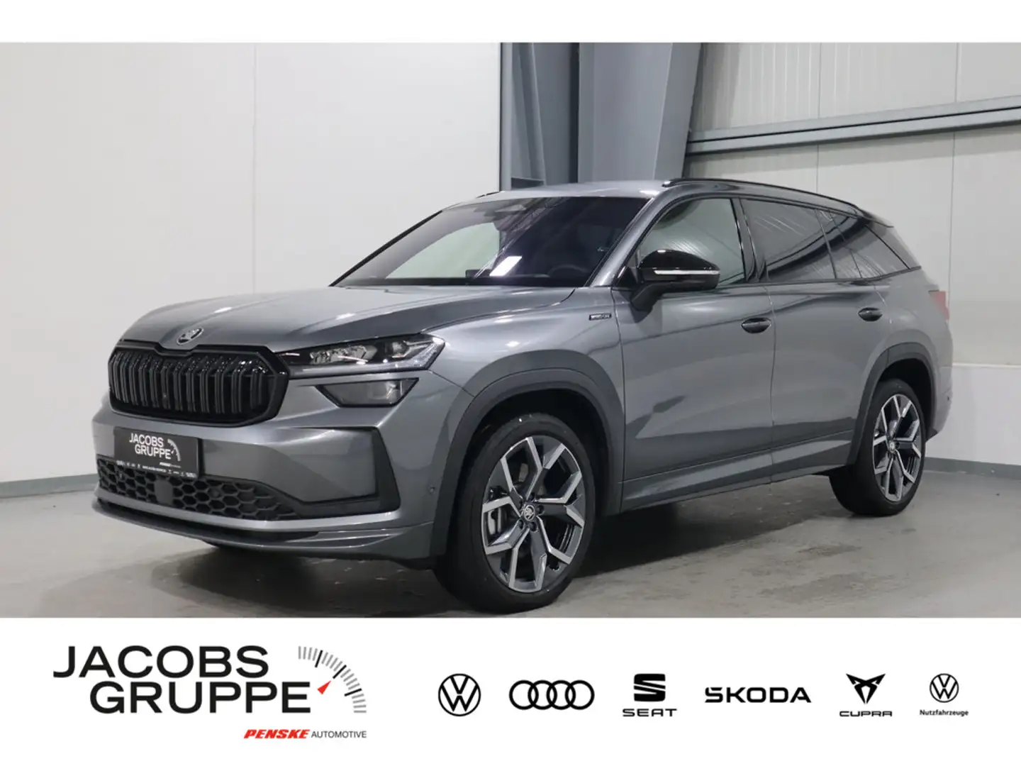 Skoda Kodiaq 2.0 TDI Sportline 4x4 AHK,LED,Navi,Hea Grau - 1