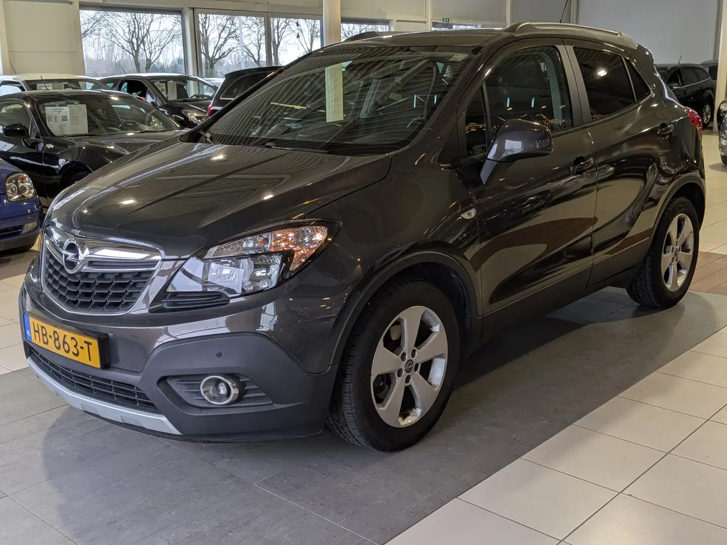 Opel Mokka 1.4 T Edition Airco, Cruise Control, Trekhaak, Stu Gris - 2