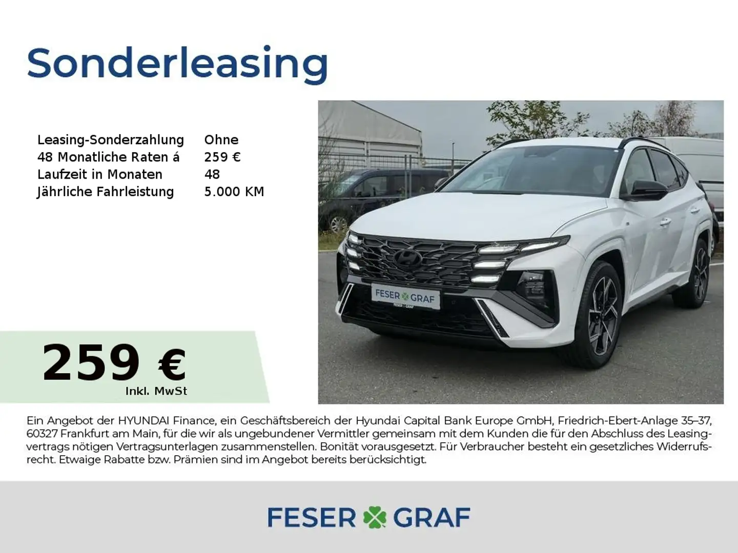 Hyundai TUCSON N-LINE X ASSIST.-PAKET MATRIX HeadUp 360° Wit - 1