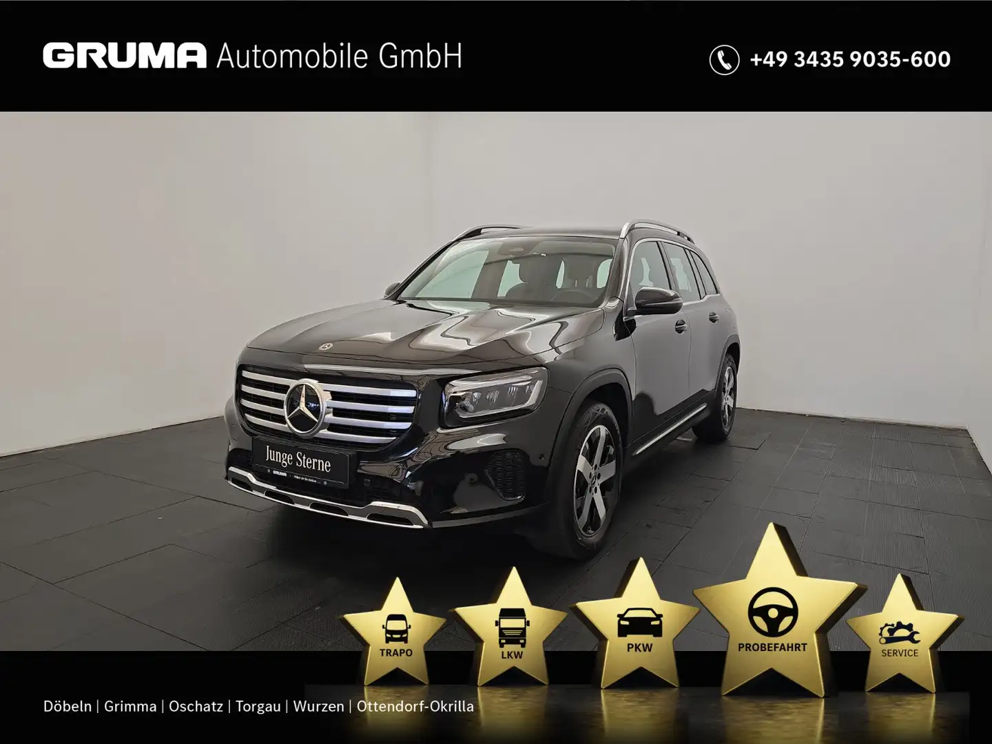 Mercedes-Benz GLB 250 GLB 250 4MATIC Progressive+Pano+Totwinkel+CarPlay Noir - 1