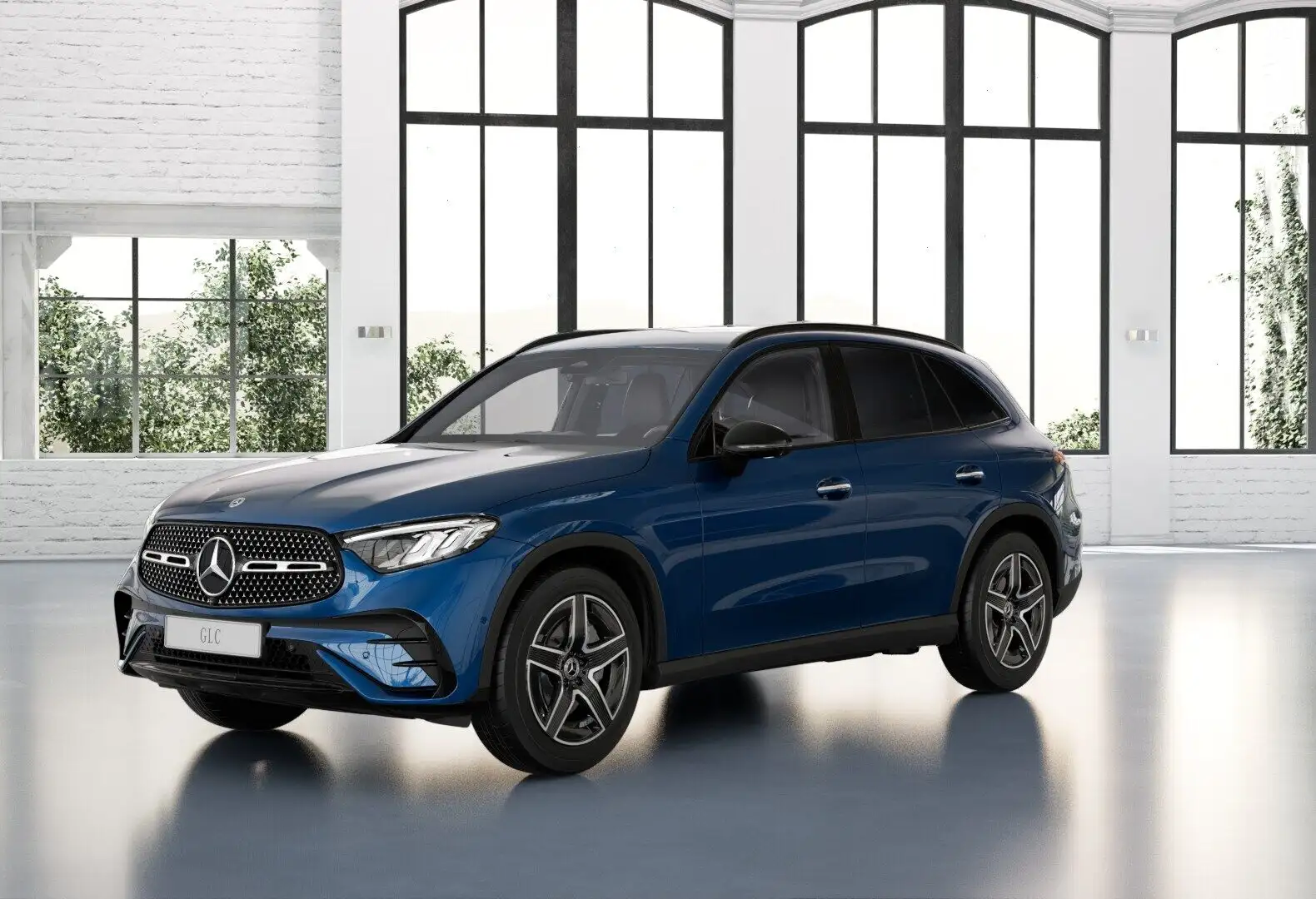 Mercedes-Benz GLC 200 d 4MATIC Österreich-Edition PTS Cam AHK Blau - 2