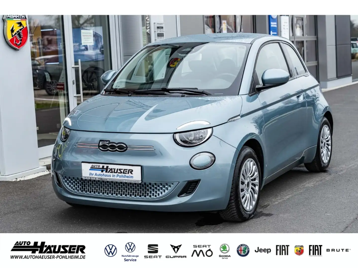Fiat 500e Action 23 kWh 1.HAND EINPARKHILFE APPLE ANDROID SO Albastru - 1