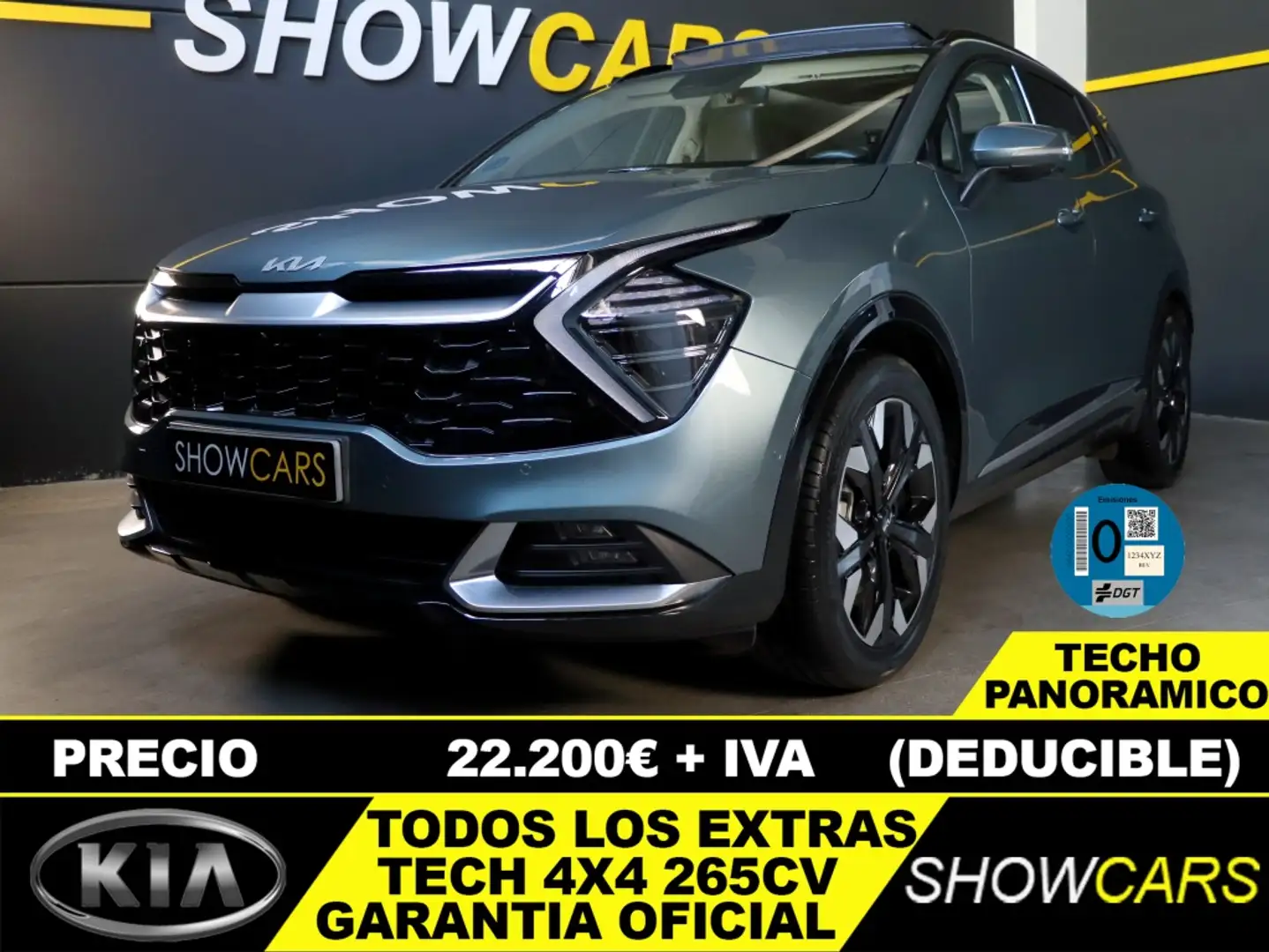Kia Sportage 1.6 T-GDi PHEV Tech 4x4 265 Verde - 1