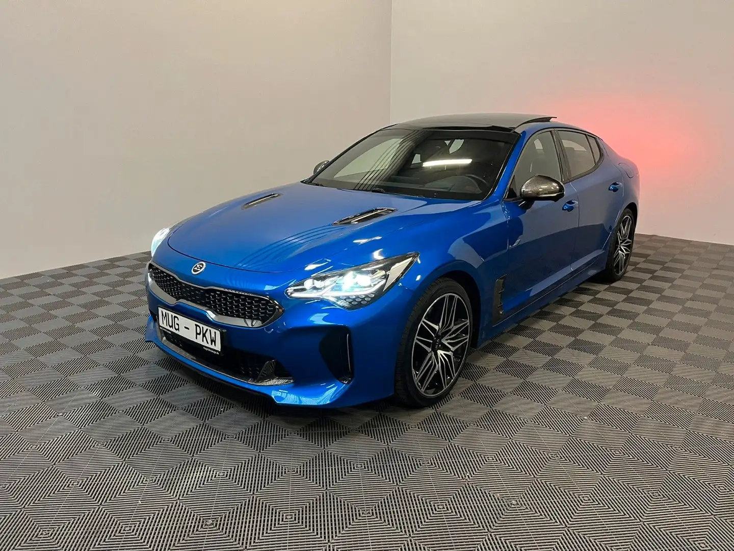 Kia Stinger GT 4WD *Klappe-Pano-HuD* Bleu - 1