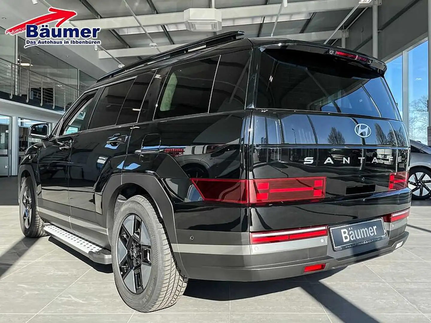 Hyundai SANTA FE ** Hybrid ** SONDERMODELL INTRO ** INKL. TRITTBRET Schwarz - 2