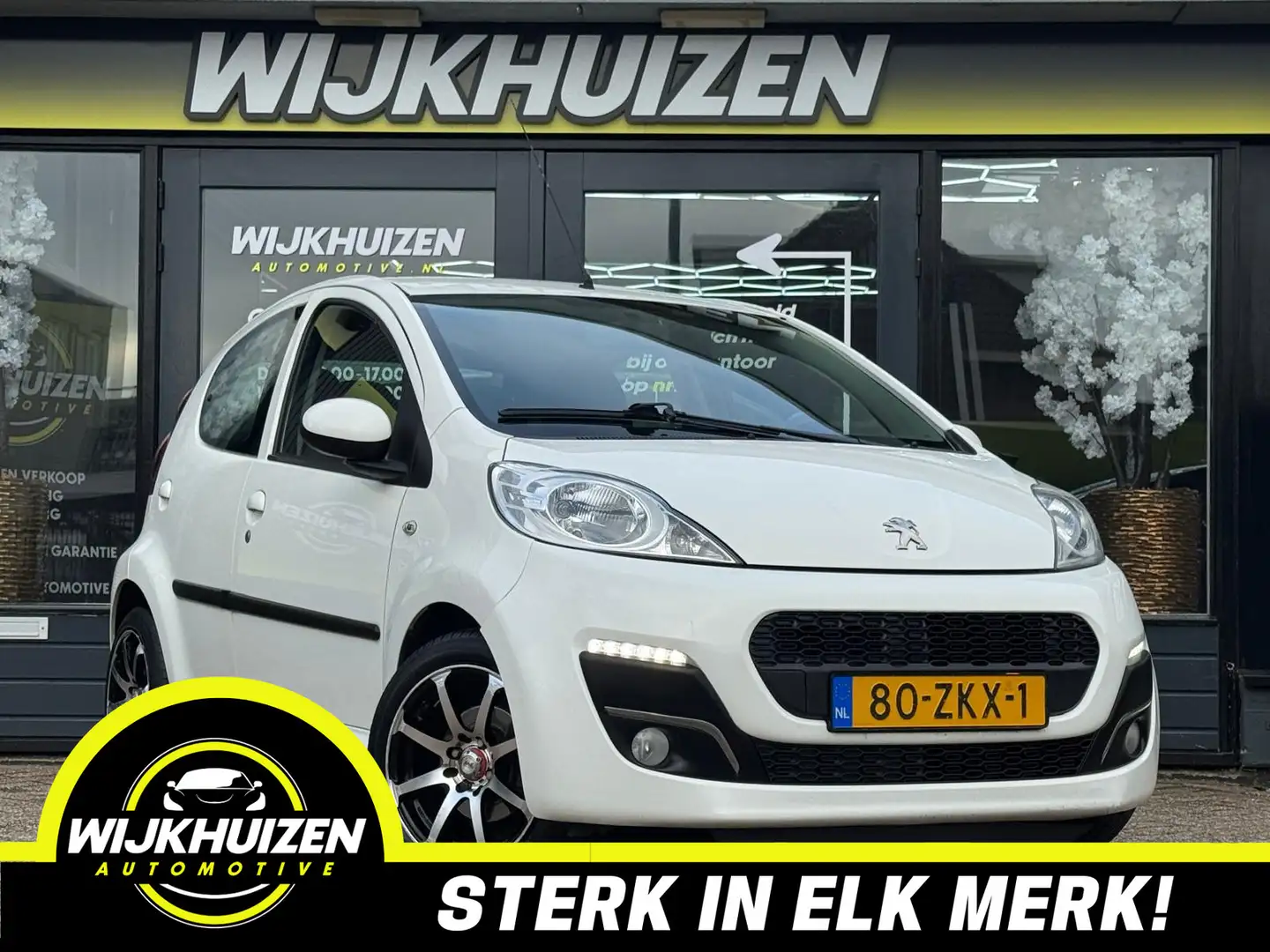 Peugeot 107 1.0 Active Automaat met Airco !!! 15 Inch !!! Nett Blanc - 1