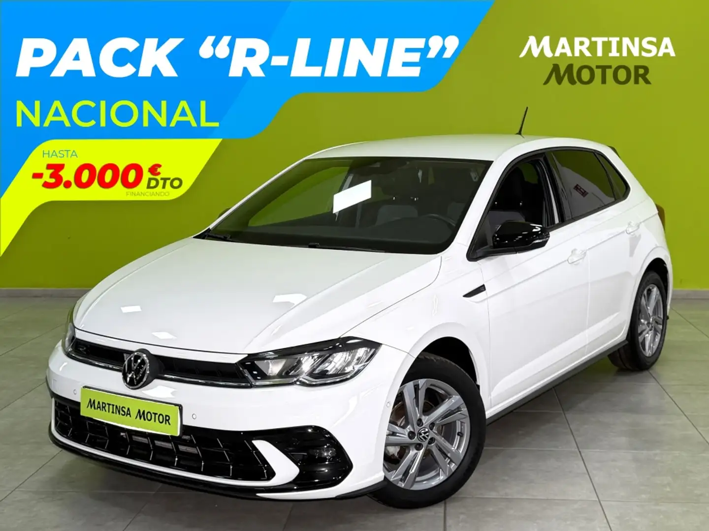 Volkswagen Polo 1.0 TSI R-Line 70kW Blanco - 1