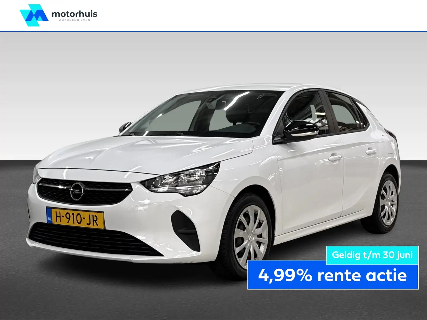 Opel Corsa 1.2 TURBO 100PK EDITION NAVI TEL CRUISE AIRCO NAP Blanco - 1