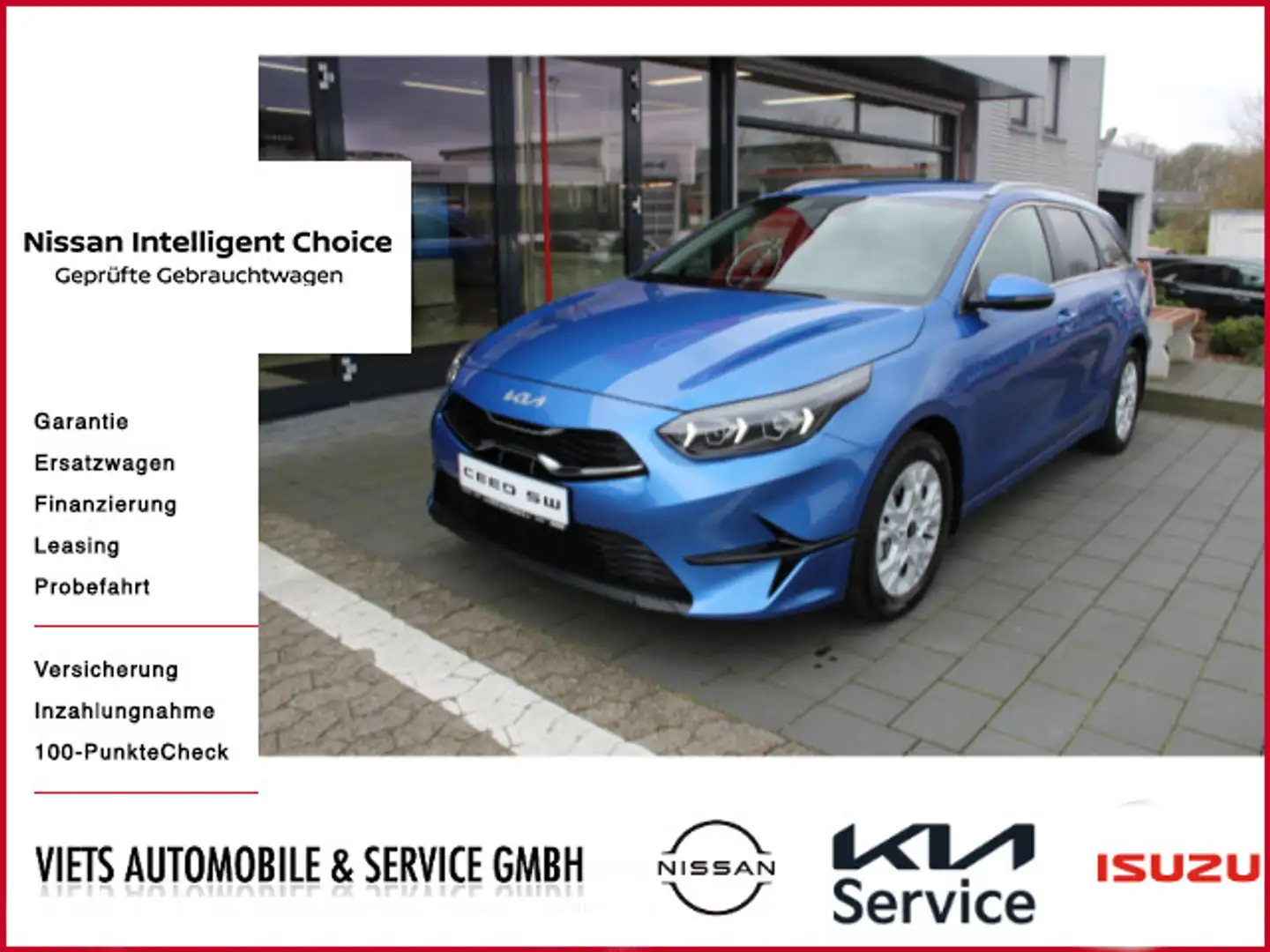 Kia Ceed SW / cee'd SW 1.5 T-GDI LX AT Klimaautomatik Bleu - 1