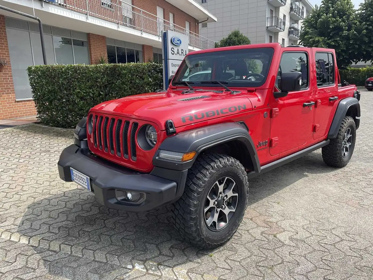 Jeep Wrangler 4ª serie Unlimited 2.2 Mjt II Rubicon Rosso - 1