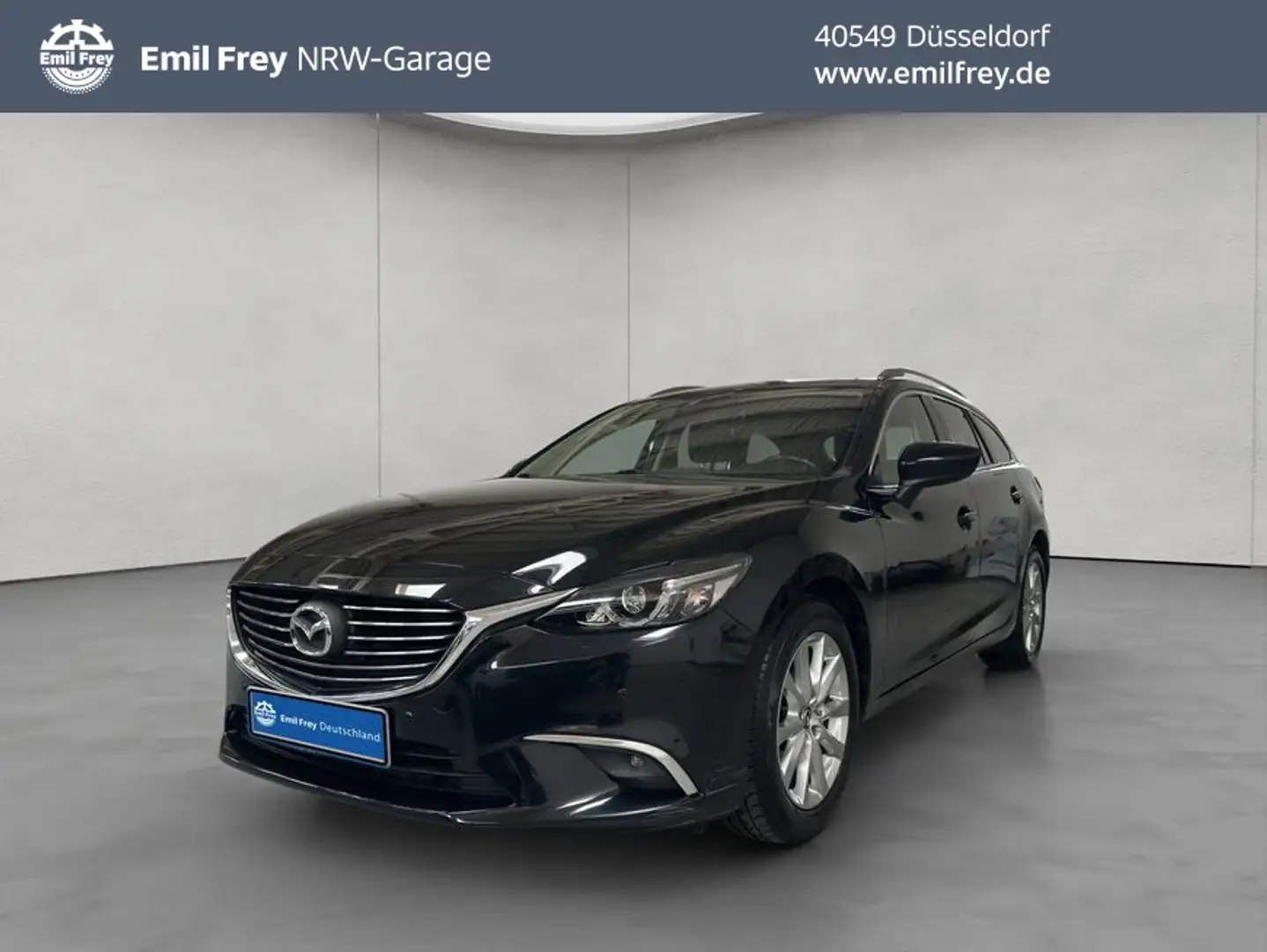 Mazda 6 Kombi SKYACTIV-G 165 Exclusive-Line LED+SHZ+PDC Zwart - 1