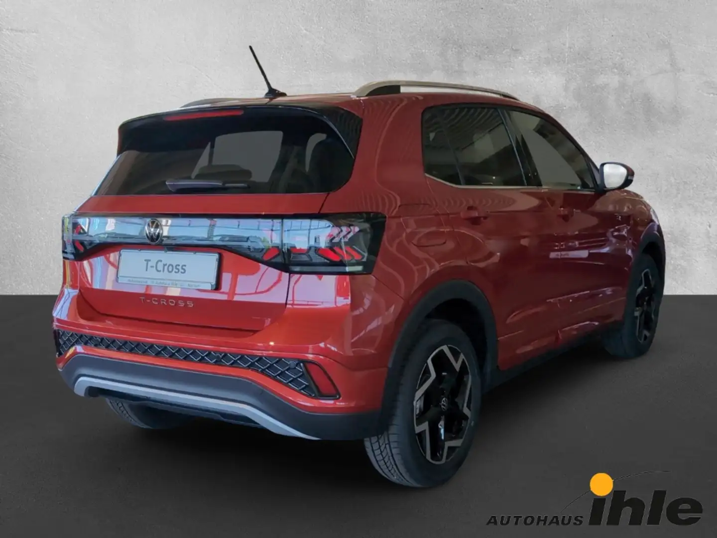 Volkswagen T-Cross 1,0 TSI DSG R-Line AHK+GJ-REIFEN+R-KAMERA Rot - 2