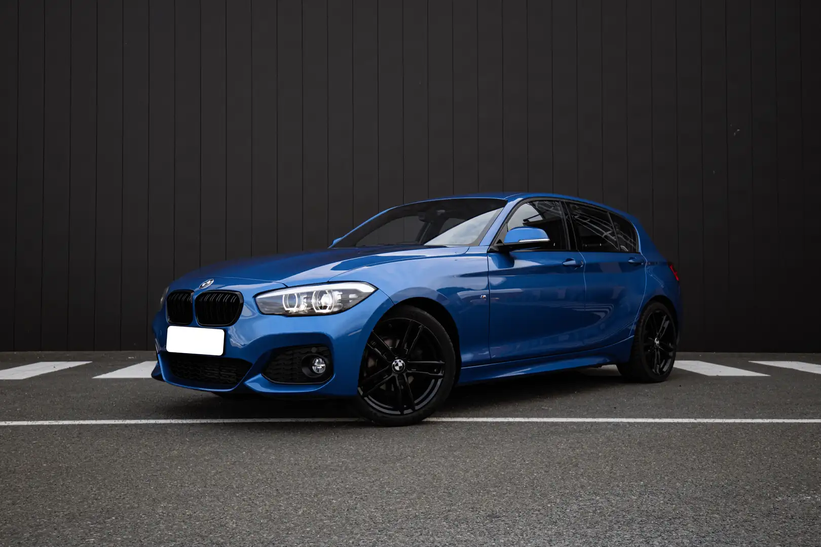 BMW 118 118i 136 ch M Sport Pack M Sport Shadow Bleu - 1