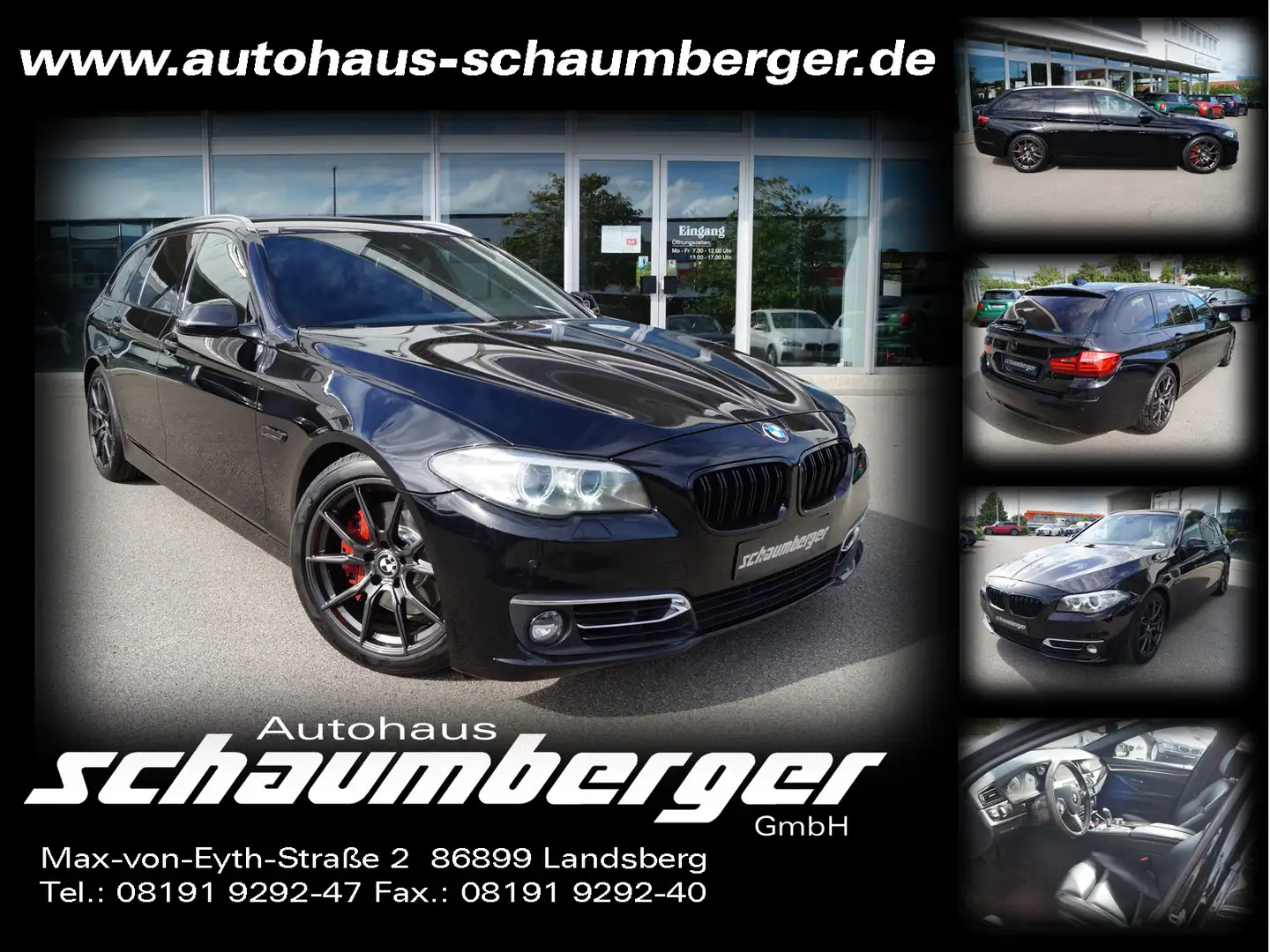 BMW 525 525d Aut. xDrive Tou. Luxury Line *Navi*Leder* Schwarz - 1