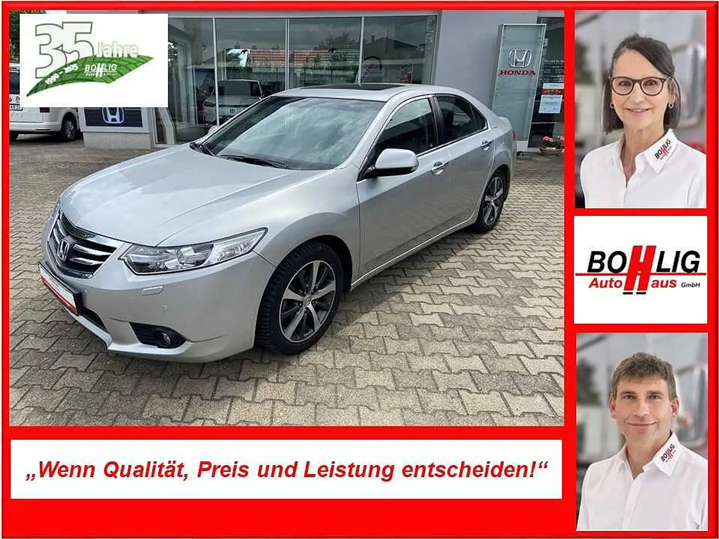 Honda Accord 2.4 Automatik Executive / Standheizung Silber - 1