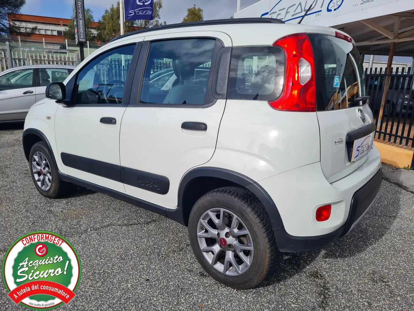 Fiat Panda 0.9 t.air t. 4x4 *TAGLIANDI*UCONNECT*UNIPRO* Blanc - 1