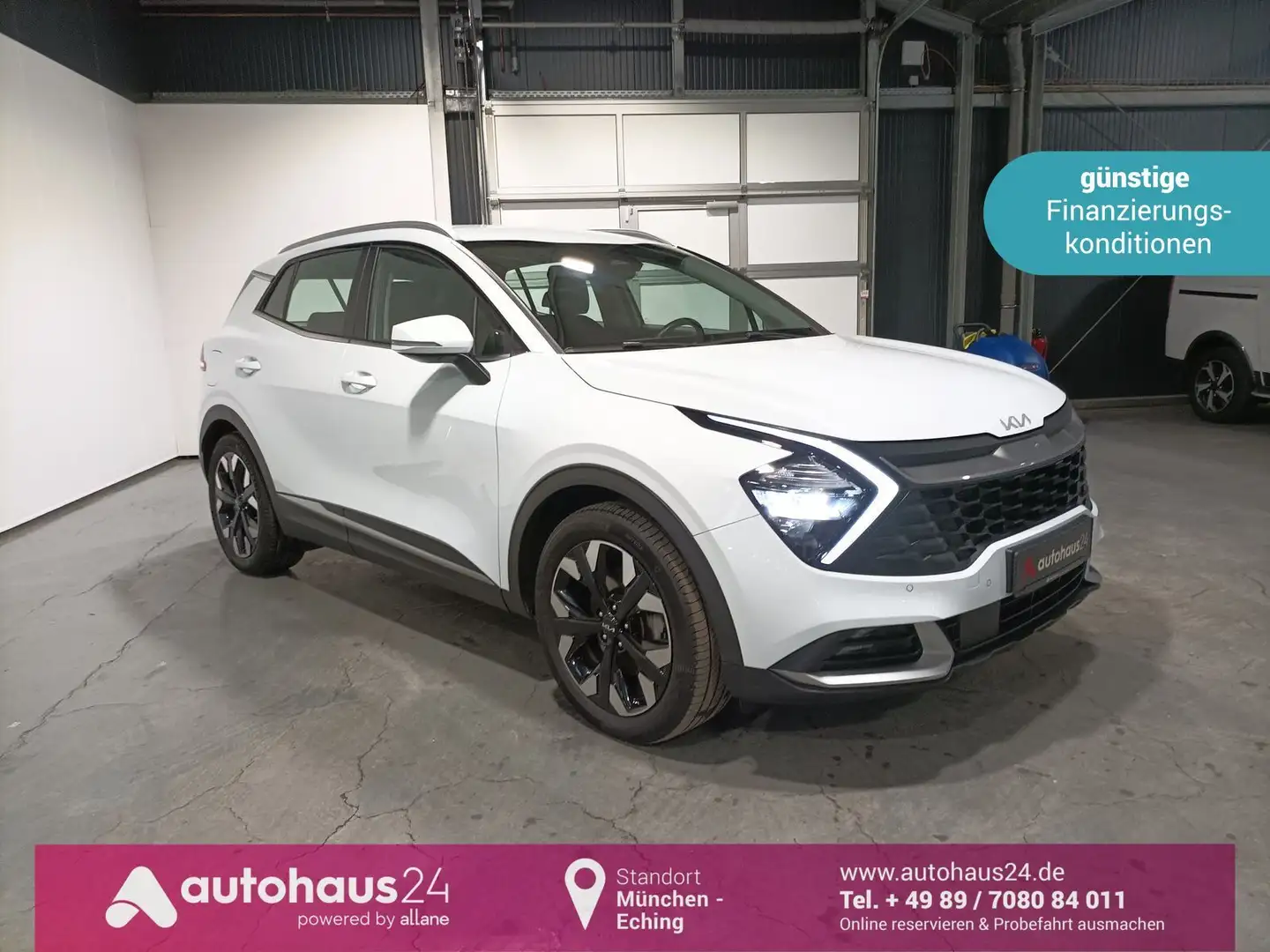 Kia Sportage 1.6 PHEV 4WD LED|Navi|PDC|Kamera|ACC Weiß - 1