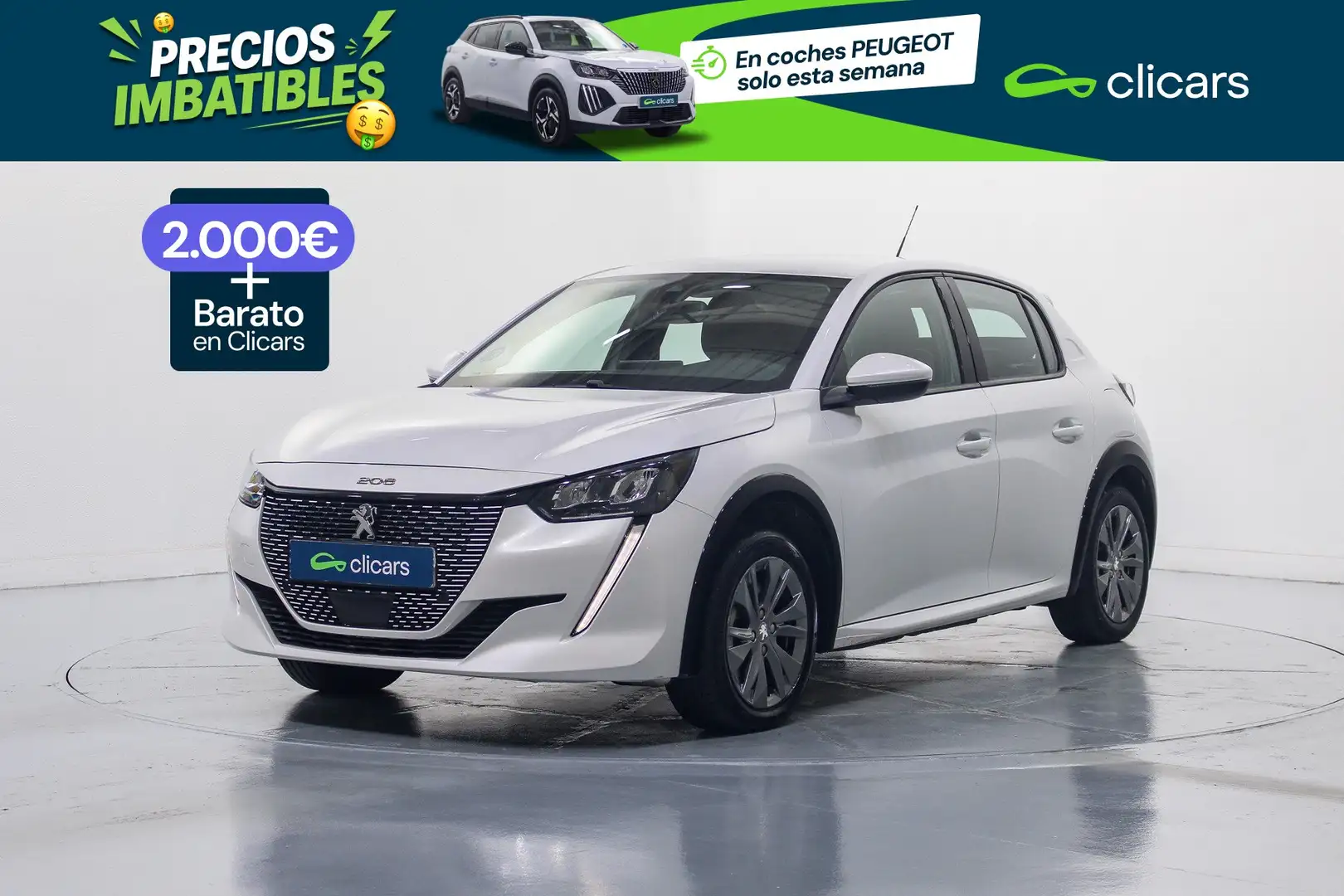 Peugeot 208 Allure Eléctrico 100kW Blanco - 1