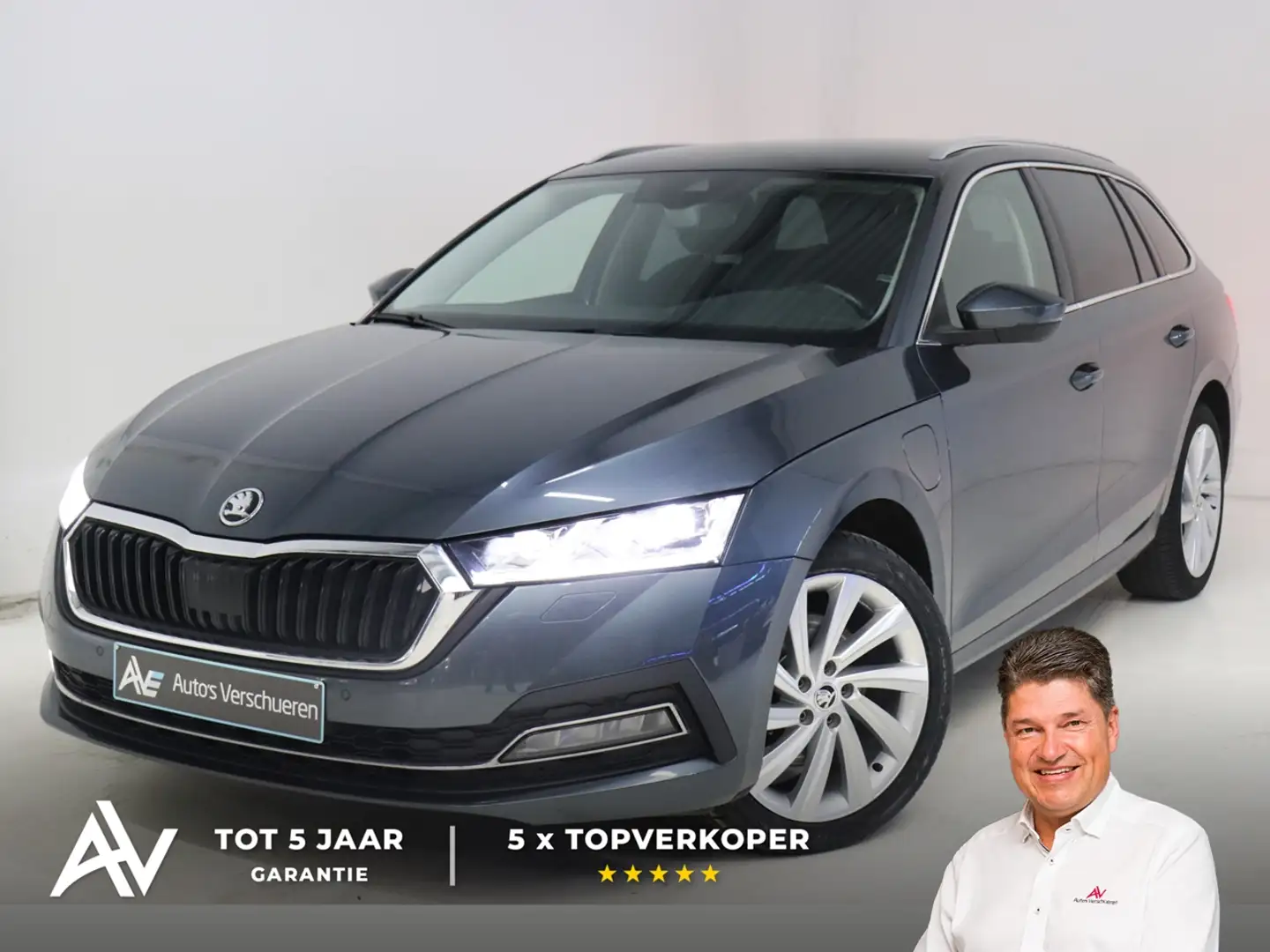 Skoda Octavia Combi iV 1.4 TSI PHEV DSG Style ** Carplay | Me... Сірий - 1