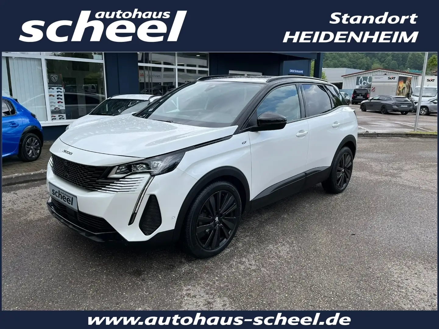 Peugeot 3008 1.5 BlueHDi 130 GT Standh. Pano 360 SpurH LM Wit - 1